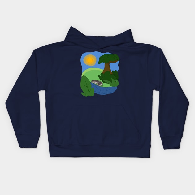 Lazy Days Kids Hoodie by Coat